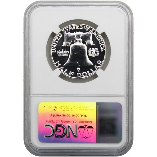 1956 Type 2 Franklin Silver Half Dollar PF69 NGC Brown Label 1956 Type 2 Franklin Silver Half Dollar PF69 NGC Brown Label