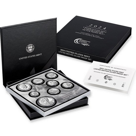 2024 S United States Mint Limited Edition 8pc Silver Proof Set