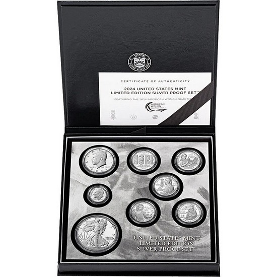2024 S United States Mint Limited Edition 8pc Silver Proof Set
