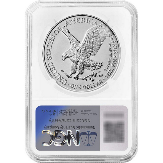 2025 Silver American Eagle Coin MS70 ER NGC Blue Label 2025 Silver American Eagle Coin MS70 ER NGC Blue Label