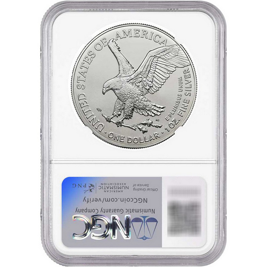 2024 Silver American Eagle Star Privy Coin MS69 ER NGC Blue Label
