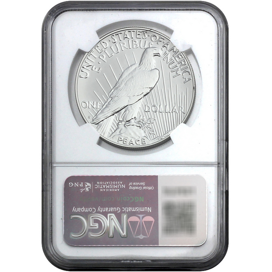 2024 S Peace Silver Dollar Rev PF70 FDI NGC Peace Label 2024 S Peace Silver Dollar Rev PF70 FDI NGC Peace Label