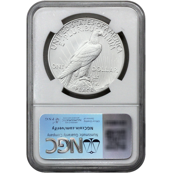 2024 Silver Peace Dollar MS70 FDI NGC Peace Dollar Label 2024 Silver Peace Dollar MS70 FDI NGC Peace Dollar Label