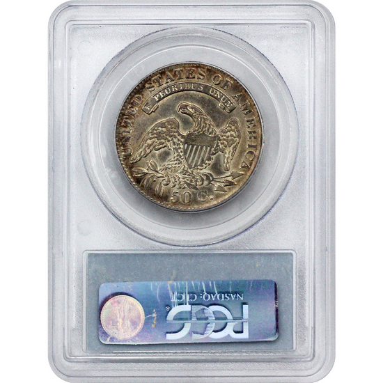 1833 Capped Bust Half Dollar AU53 PCGS Blue Label