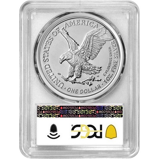 2026 Silver American Eagle Coin MS69 PCGS Blue Label