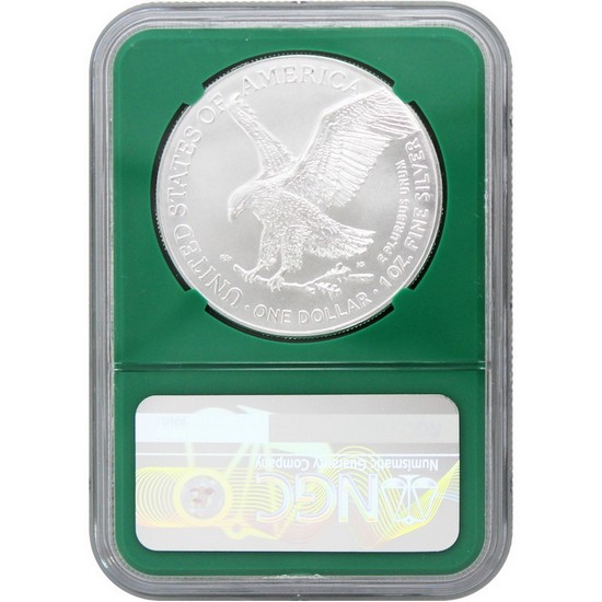 2026 Silver American Eagle Coin MS69 NGC Green Core