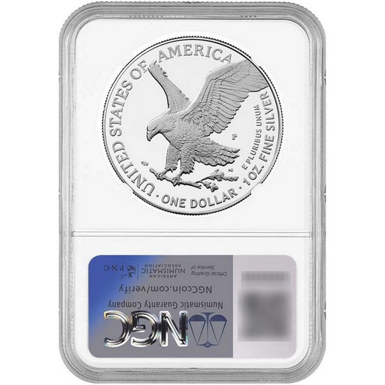 2025 P Silver American Eagle United States Marine Corps Privy Coin PF70 UC NGC Brown Label