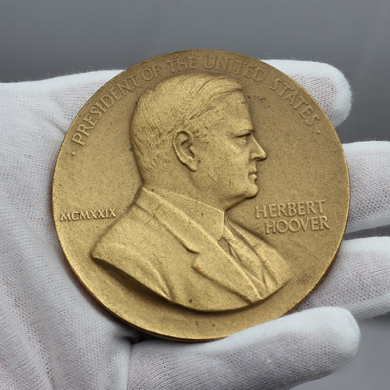 Herbert Hoover Presidential Bronze Medal OGP
