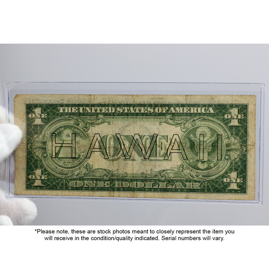 Series 1935 Hawaii $1 Silver Certificate Note G/VG Condition