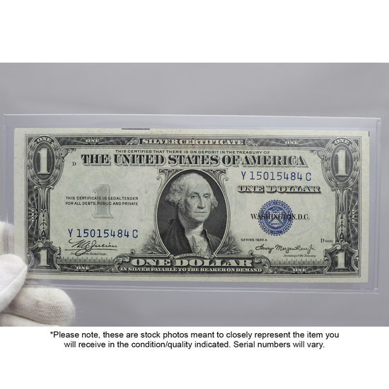 Series 1935 $1 Silver Certificate CU Condition