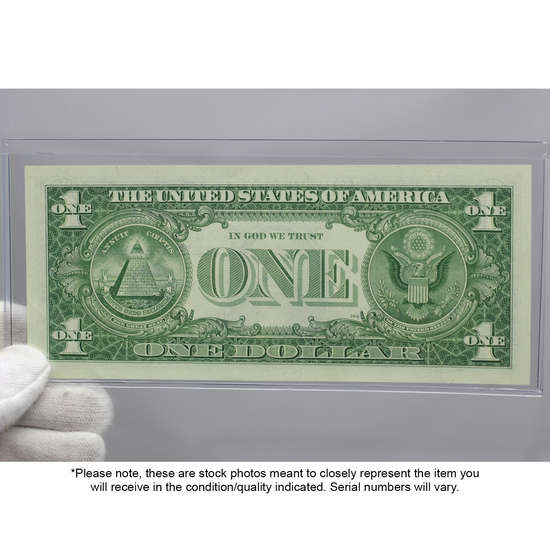 Series 1957 $1 Blue Seal Silver Certificate CU Condition Series 1957 $1 Blue Seal Silver Certificate CU Condition