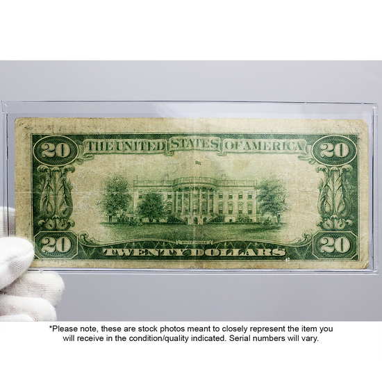 Series 1928 $20 Gold Certificate VG/F Condition Series 1928 $20 Gold Certificate VG/F Condition
