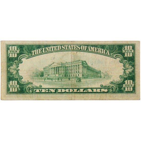 Series 1929 $10 Federal Reserve Bank of Philadelphia National Currency Note VG/F Condition Series 1929 $10 Federal Reserve Bank of Philadelphia National Currency Note VG/F Condition