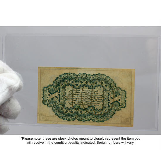 Series 1863 Ten Cent Fractional Currency Note EF/AU Condition