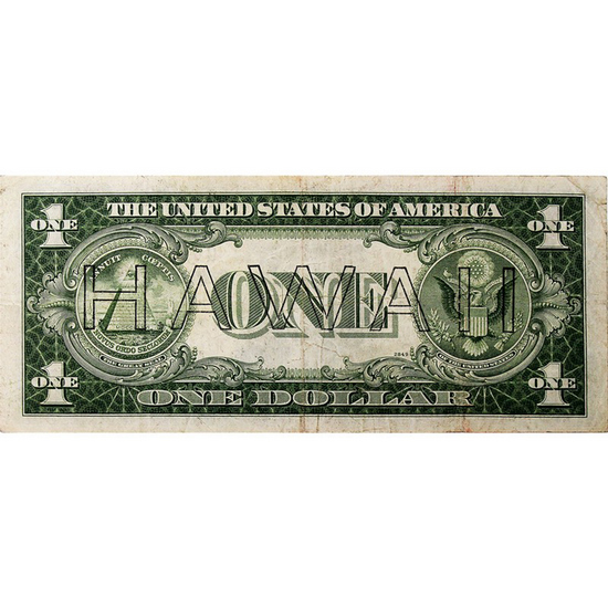 Series 1935A Hawaii $1 Silver Certificate Note G/VG Condition