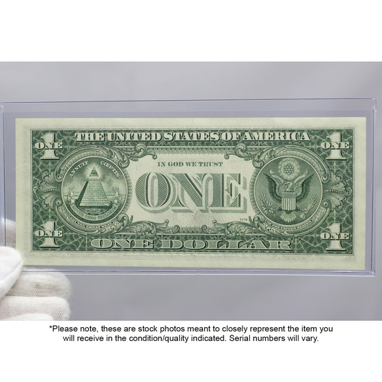 1963B $1 Joseph Barr Federal Reserve Note CU Condition 1963B $1 Joseph Barr Federal Reserve Note CU Condition