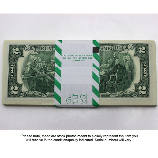 2017A $2 Federal Reserve Star Notes Crisp Uncirculated (100 Consecutive Serial Numbers) 2017A $2 Federal Reserve Star Notes Crisp Uncirculated (100 Consecutive Serial Numbers)