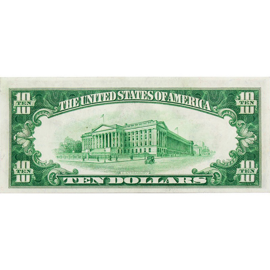 Series 1928 $10 Redeemable in Gold Federal Reserve Note AU/CU Condition Series 1928 $10 Redeemable in Gold Federal Reserve Note AU/CU Condition