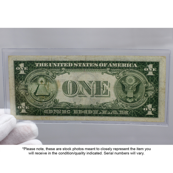 Series 1935A North African $1 Silver Certificate Note EF/AU Condition