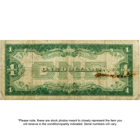 1928 $1 Silver Certificate Funny Back G/VG Condition