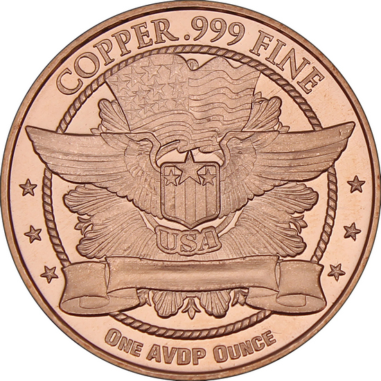 Donald Trump Defender of Freedom 1oz .999 Fine Copper Medallion Donald Trump Defender of Freedom 1oz .999 Fine Copper Medallion
