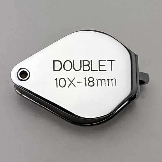 Doublet 10X 18mm Chrome Loupe