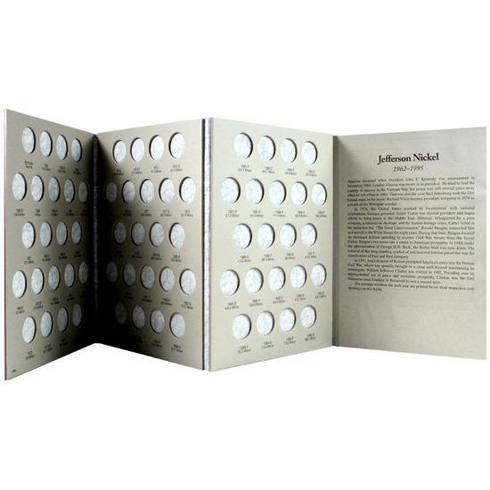 Harris 1962-1995 Jefferson Nickel Folder Harris 1962-1995 Jefferson Nickel Folder
