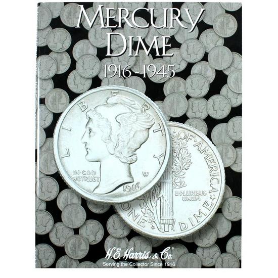 Harris Mercury Dime Folder 1916-1945