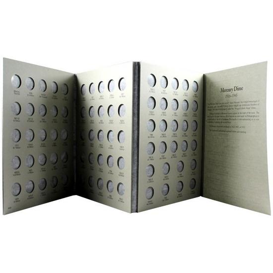 Harris Mercury Dime Folder 1916-1945 Harris Mercury Dime Folder 1916-1945