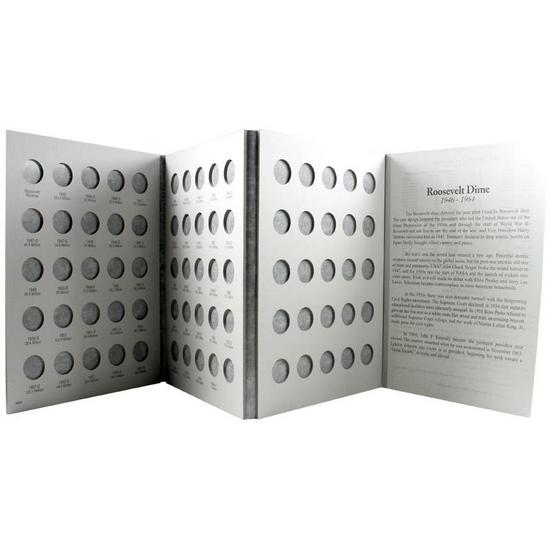 Harris Roosevelt No. 1 Dime Folder 1946-1964 Harris Roosevelt No. 1 Dime Folder 1946-1964