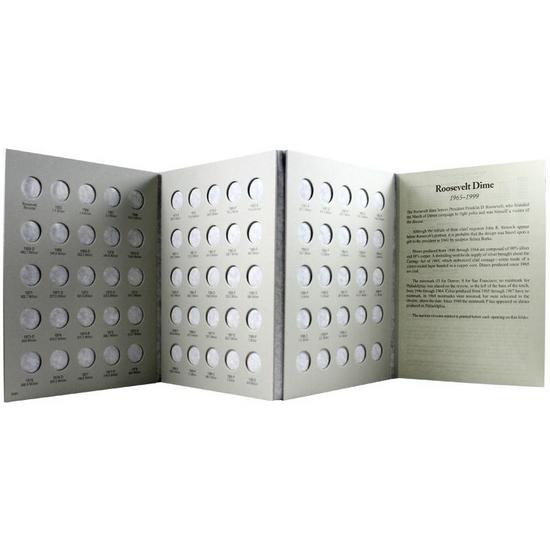 Harris Roosevelt No. 2 Dime Folder 1965-1999 Harris Roosevelt No. 2 Dime Folder 1965-1999