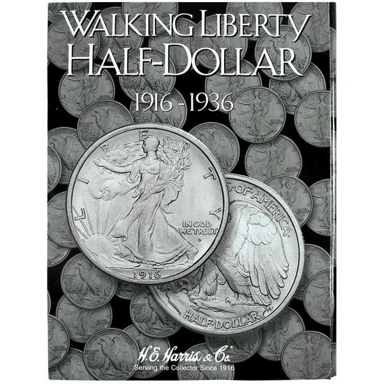Harris 1916-1936 Walking Liberty Half Dollar No. 1 Folder