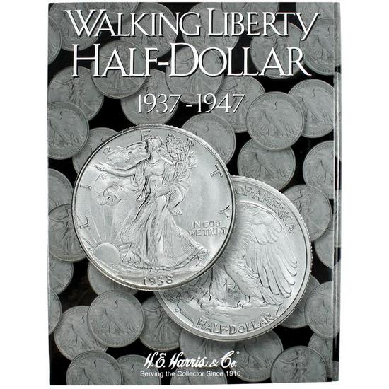 Harris Walking Liberty Half Dollar No. 2 Folder 1937-1947