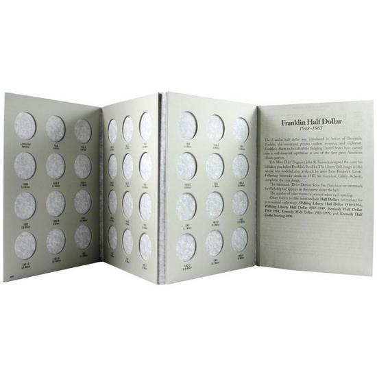 Harris Franklin Half Dollar Folder 1948-1963 Harris Franklin Half Dollar Folder 1948-1963