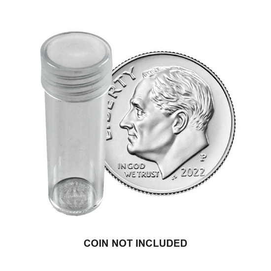 Round Coin Tube - Dime Round Coin Tube - Dime