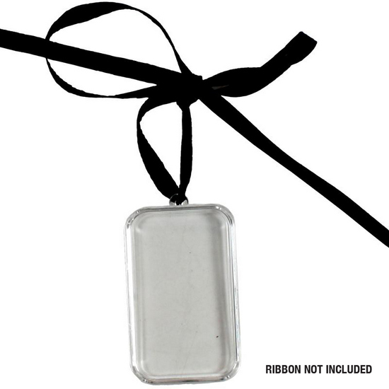 Plastic Capsule - 1oz Ingot Ornament Plastic Capsule - 1oz Ingot Ornament