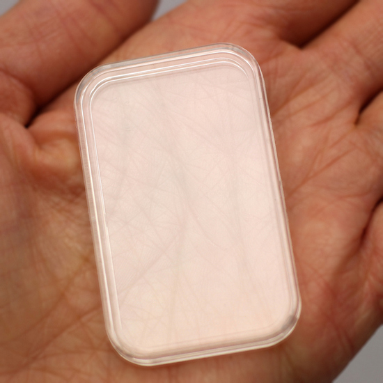 Protective Plastic Capsule for 1oz Bars and Ingots Protective Plastic Capsule for 1oz Bars and Ingots