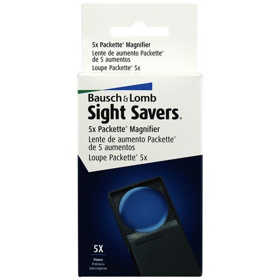 Bausch & Lomb Sight Savers 5x Packette Magnifer