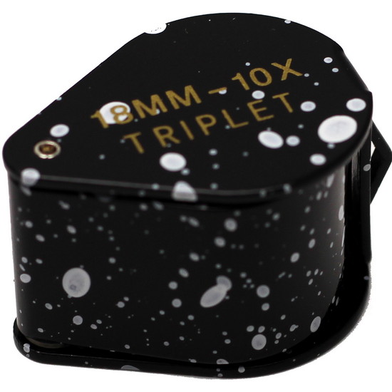 Black Marble Diamond Loupe 18MM - 10X  Lens