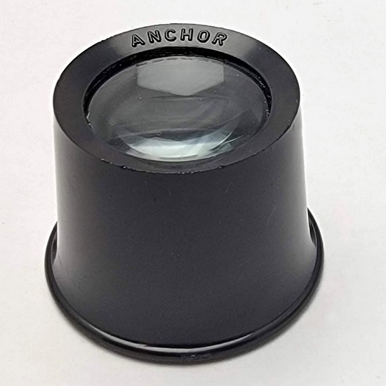 10x Black Eye Loupe ANCHOR 1 Inch