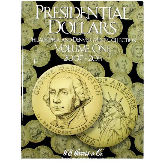 Harris 2007-2011 Presidential Dollars P and D Mints No. 1 Folder