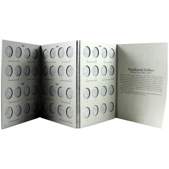 Harris 2007-2011 Presidential Dollars P and D Mints No. 1 Folder Harris 2007-2011 Presidential Dollars P and D Mints No. 1 Folder