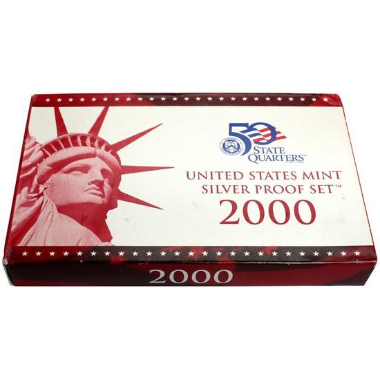 2000 OGP Box for United States Mint Silver Proof Set