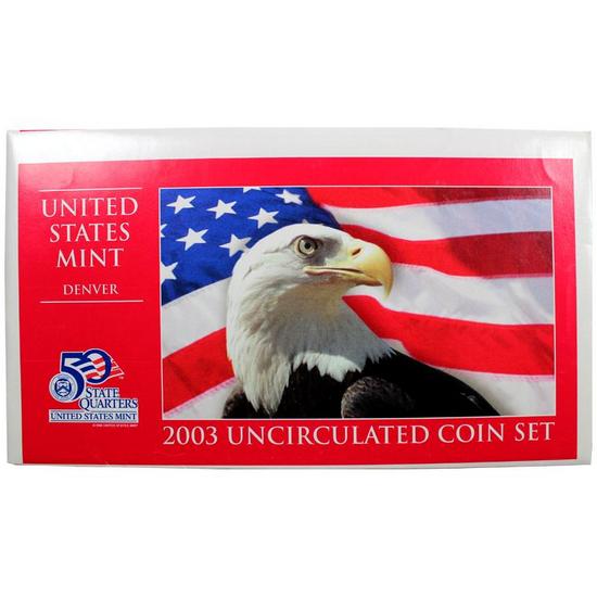 2003 OGP Envelope for United States Mint Uncirculated Coin Set Denver