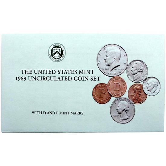 1989 OGP Envelope for United States Mint Uncirculated Coin Set