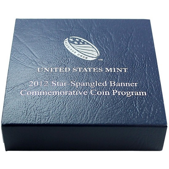 2012 OGP for United States Mint Star-Spangled Banner Uncirculated Silver Dollar Commemorative Coin