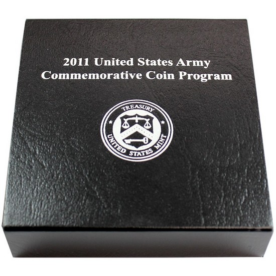 2011 OGP for United States Mint Army Commemorative Coin Proof Silver Dollar