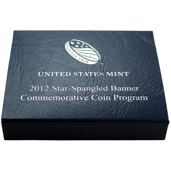 2012 OGP for United States Mint Star-Spangled Commemorative Proof Silver Dollar Coin