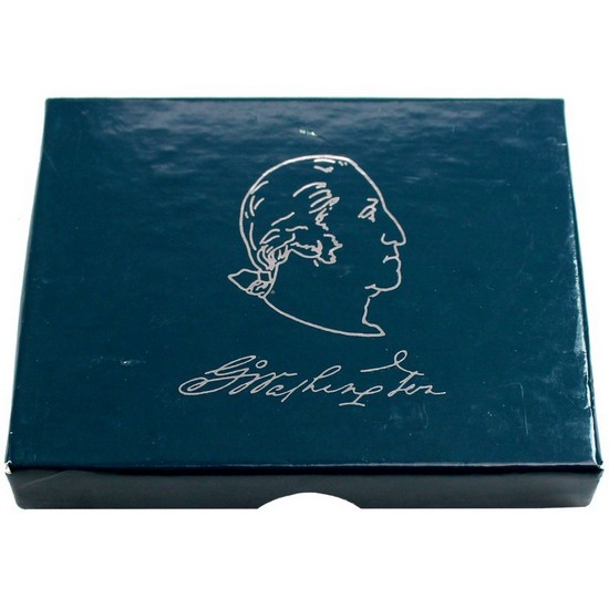 1982 OGP for United States Mint George Washington Uncirculated Silver Half Dollar Commemorative Coin