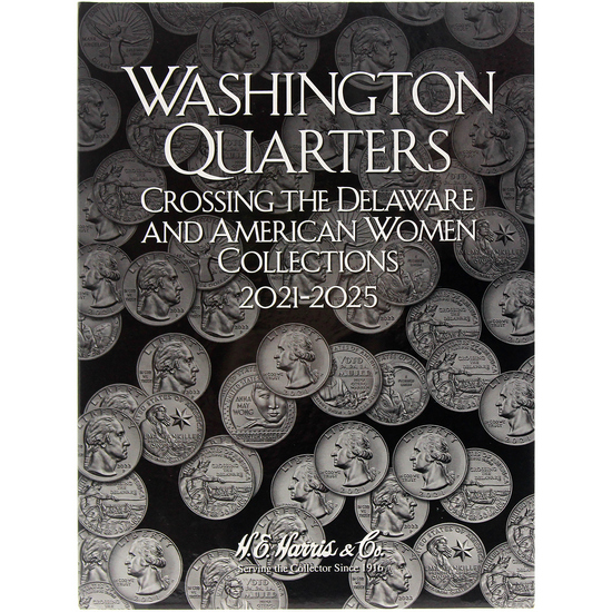 Harris 2021-2025 Washington Quarter Crossing the Delaware and American Women Collections Folder
